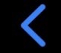 a blue arrow on a black background